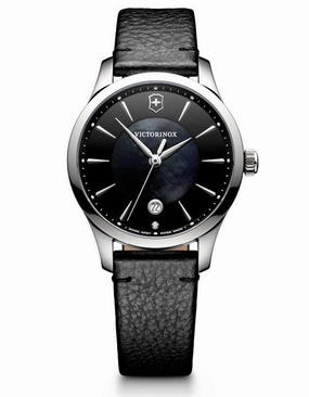 Victorinox Swiss Army Womens Alliance Watch - Diamond - Strap - Black MOP Dial