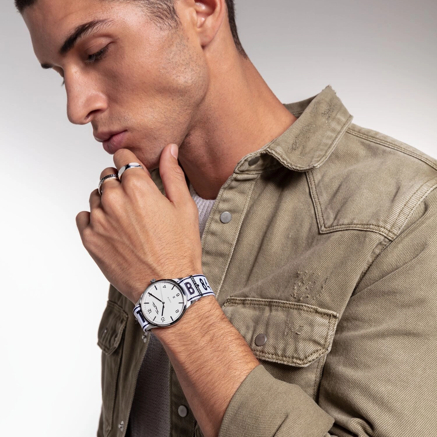 Watch Band Urban Nato White