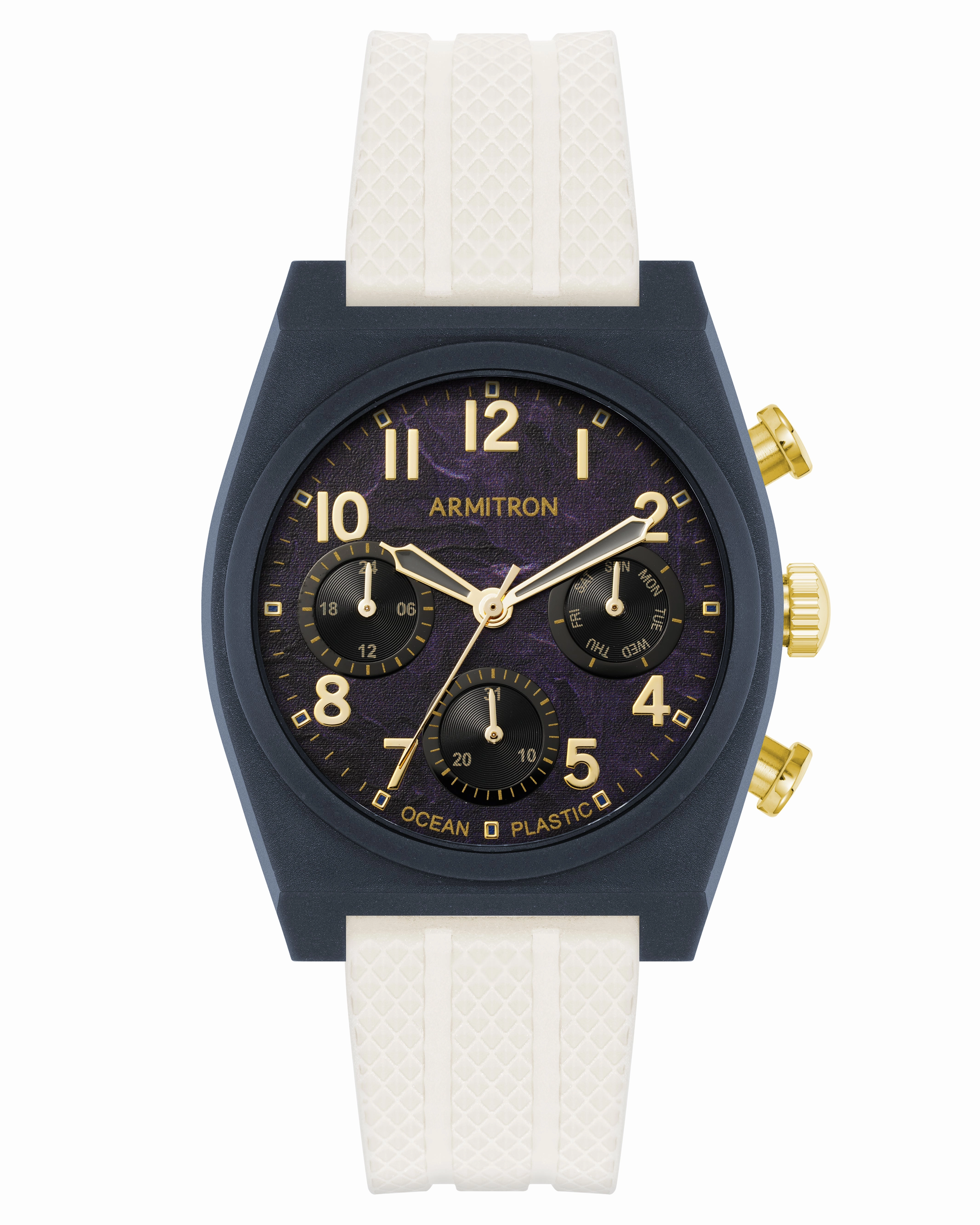 Wave? | 40mm, White/Navy
