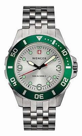 Wenger Men's Swiss Made AquaGraph 1000 Meter Deep Diver 72237