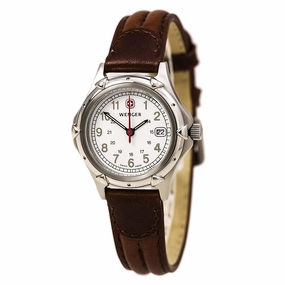 Wenger Women's Swiss Made Standard Issue Leather Strap Watch 70200