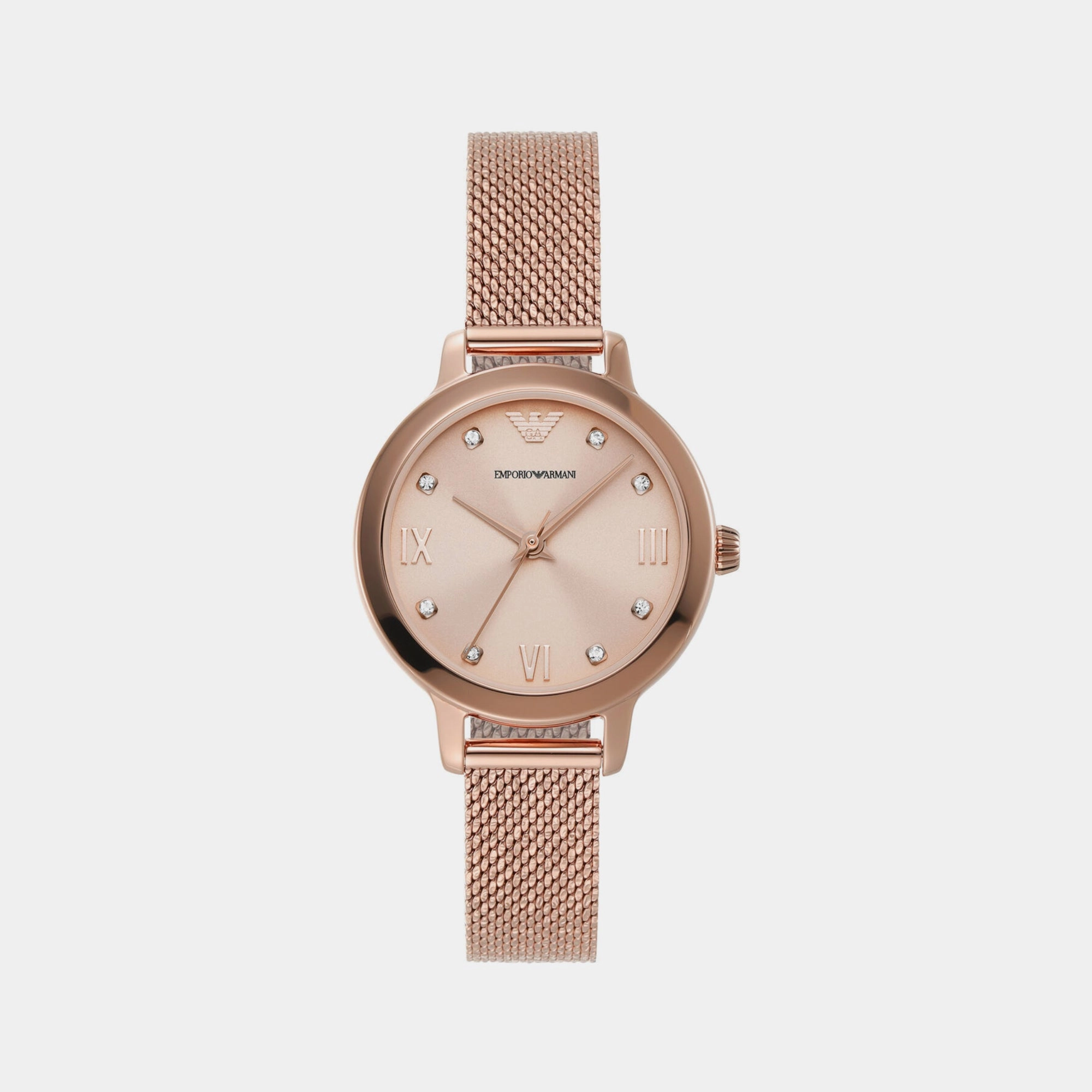 Women Rose Gold Analog Stainless Steel Watch AR11512