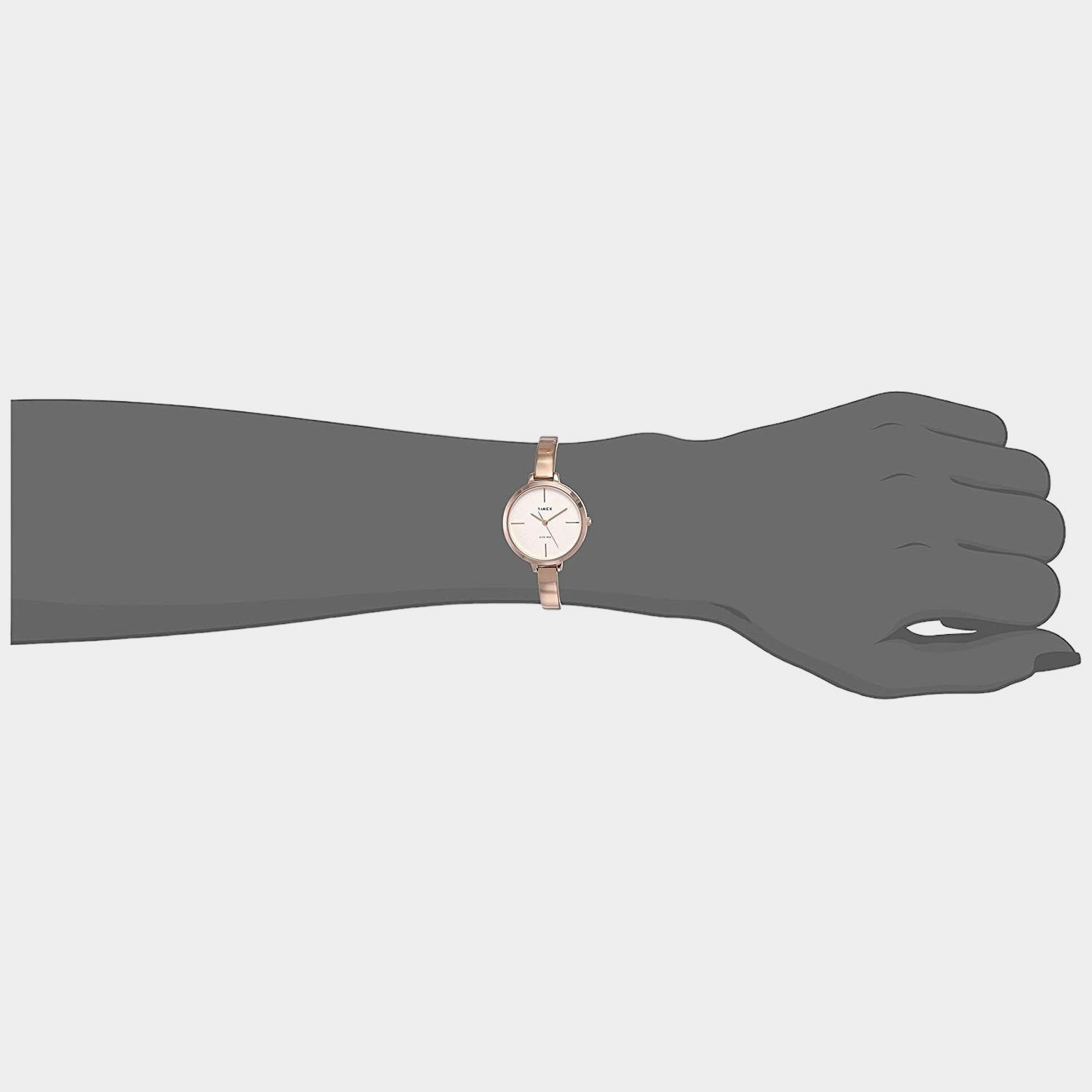 Women's Beige Analog Stainless Steel Watch TWEL12804