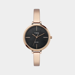 Women's Black Analog Stainless Steel Watch TWEL12805