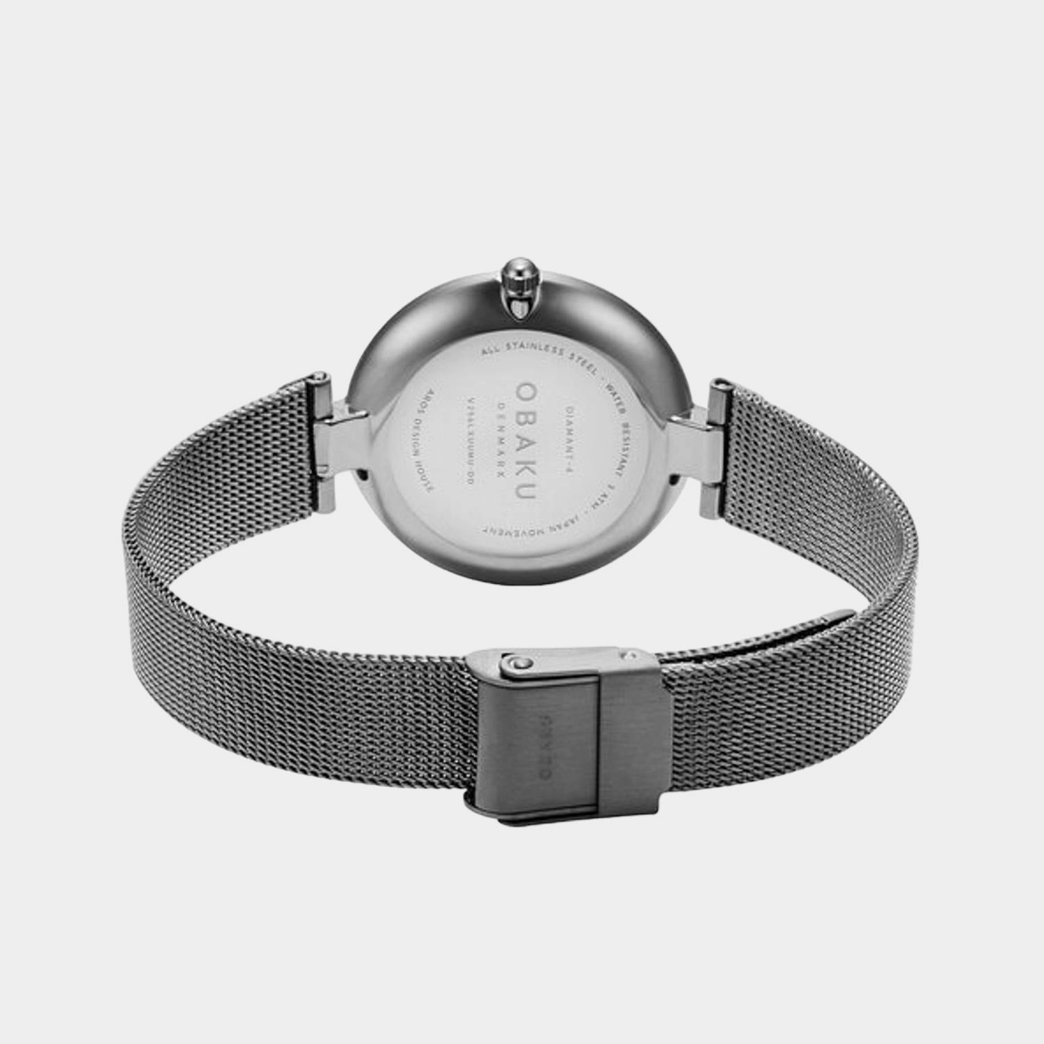 Women's Black Analog Stainless Steel Watch V256LXVBMB-DD