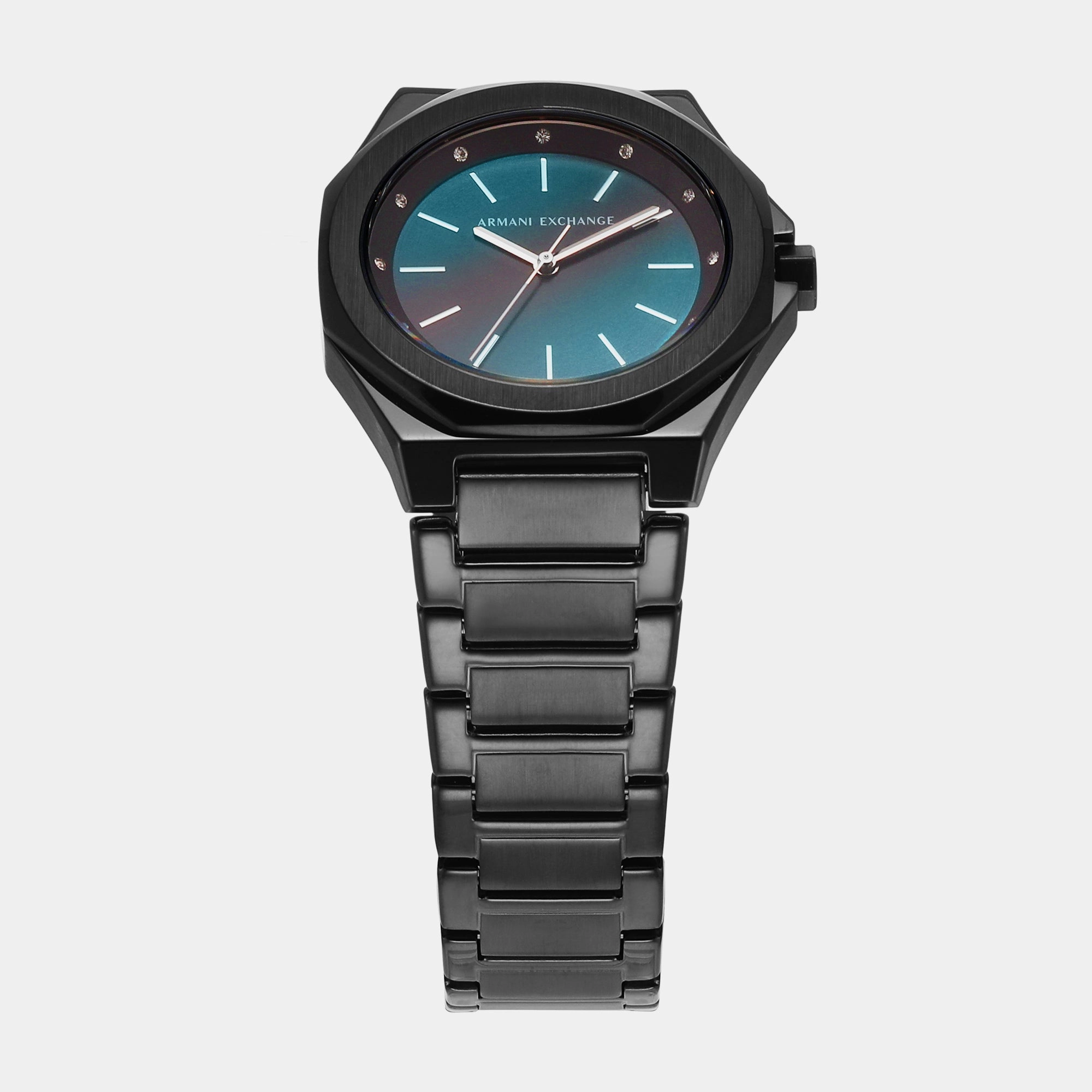 Women's Blue Analog Stainless Steel Watch AX4609