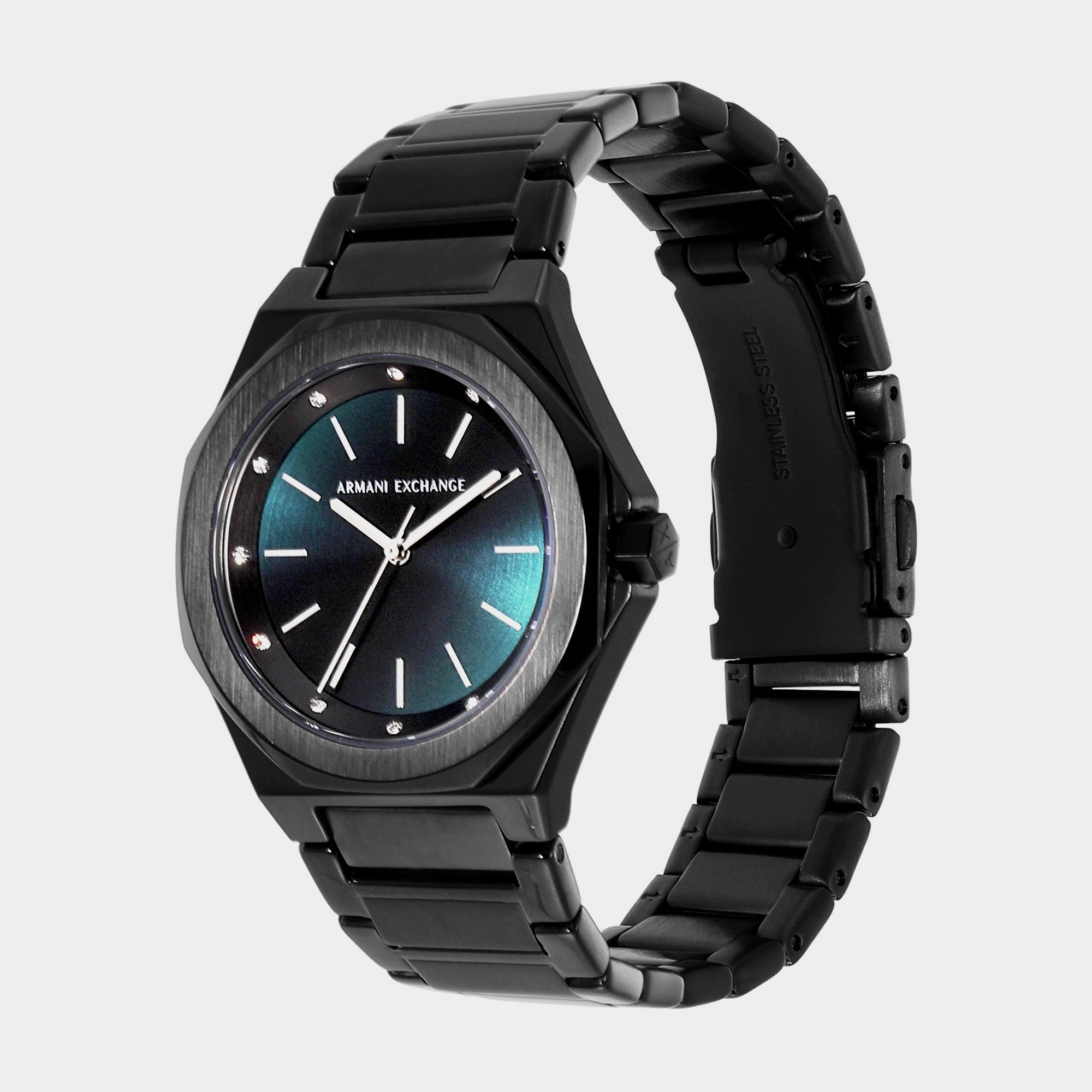 Women's Blue Analog Stainless Steel Watch AX4609