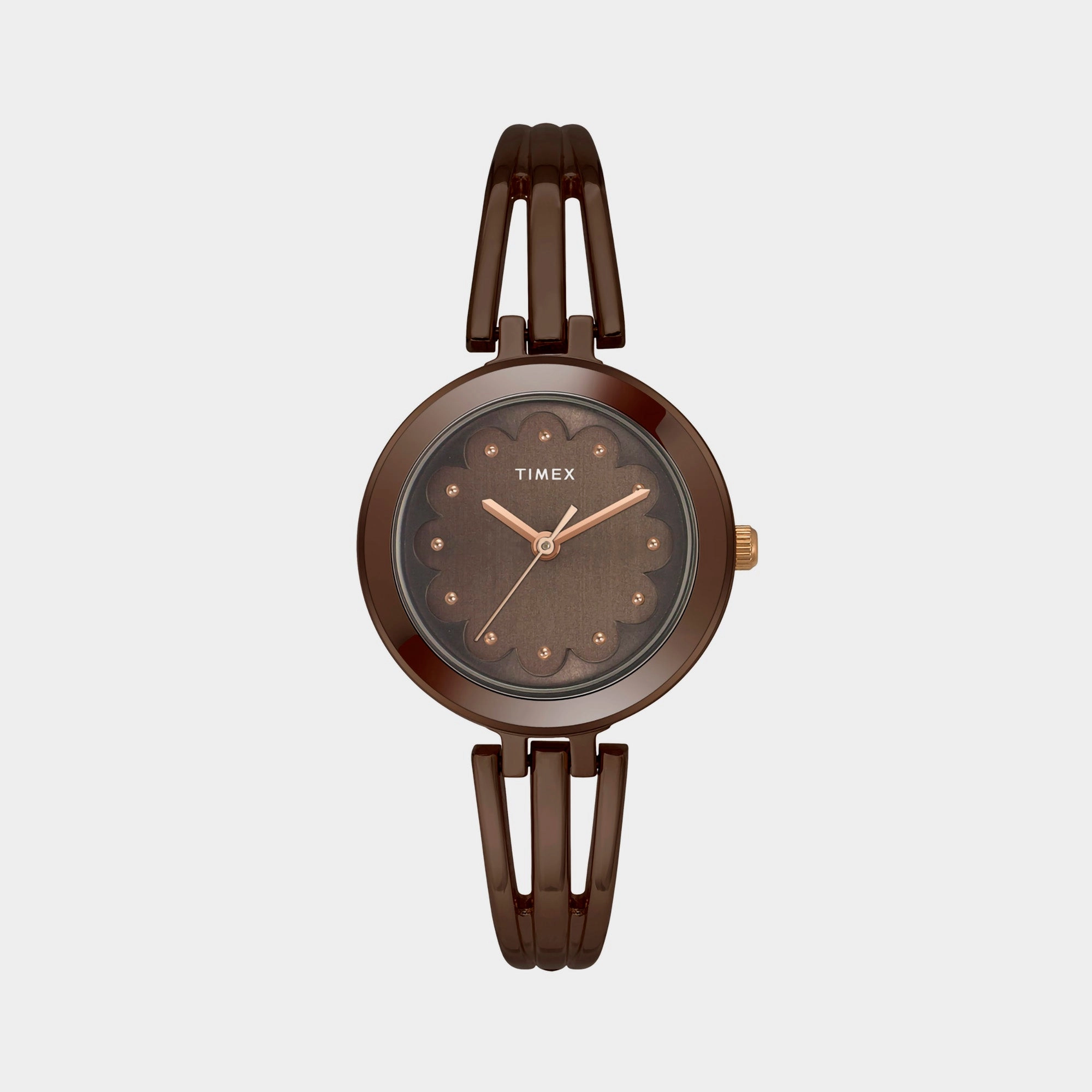 Women's Brown Analog Stainless Steel Watch TWTL10313