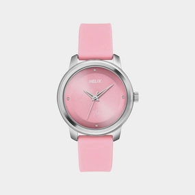 Women's Pink Analog Silicone Watch TW048HL14
