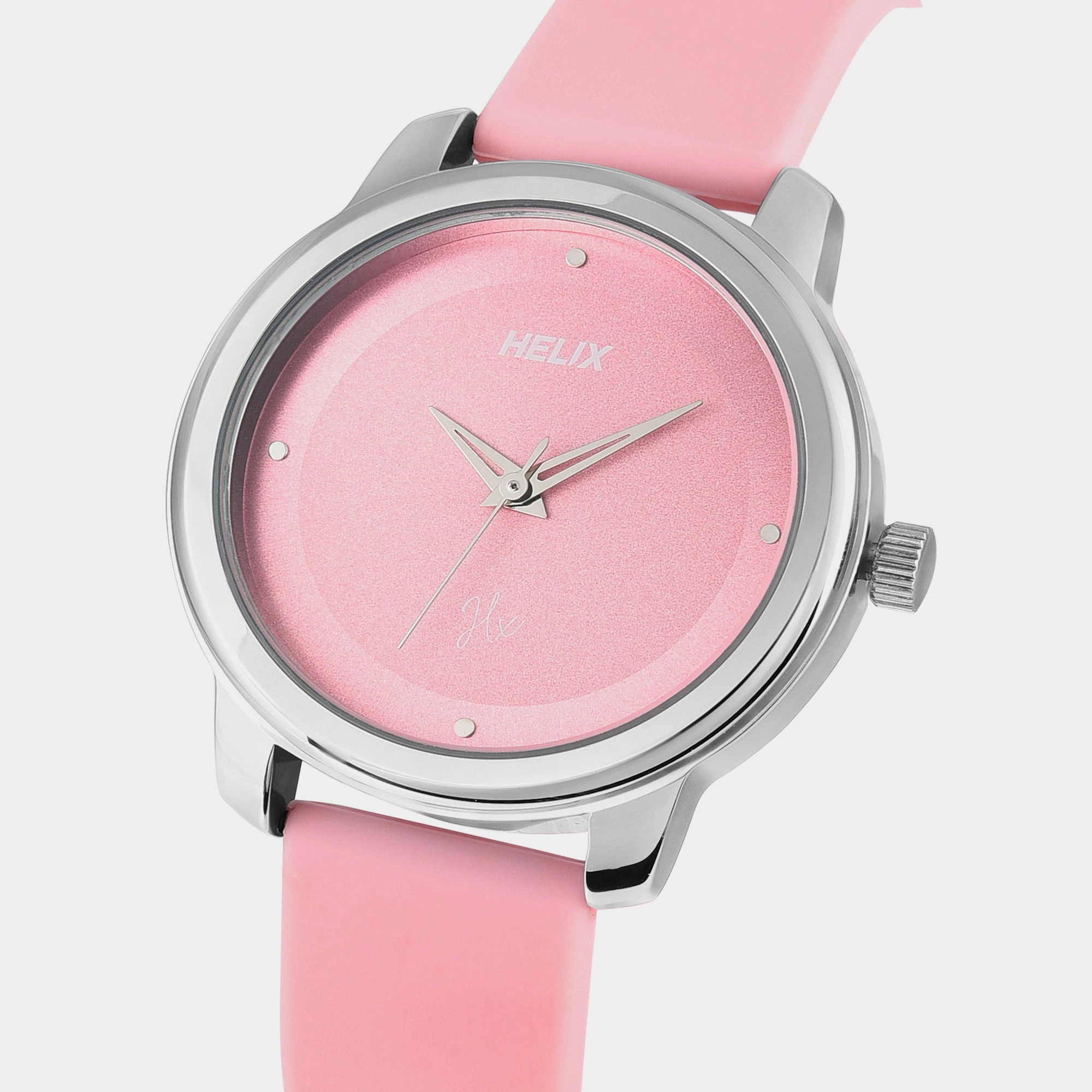 Women's Pink Analog Silicone Watch TW048HL14