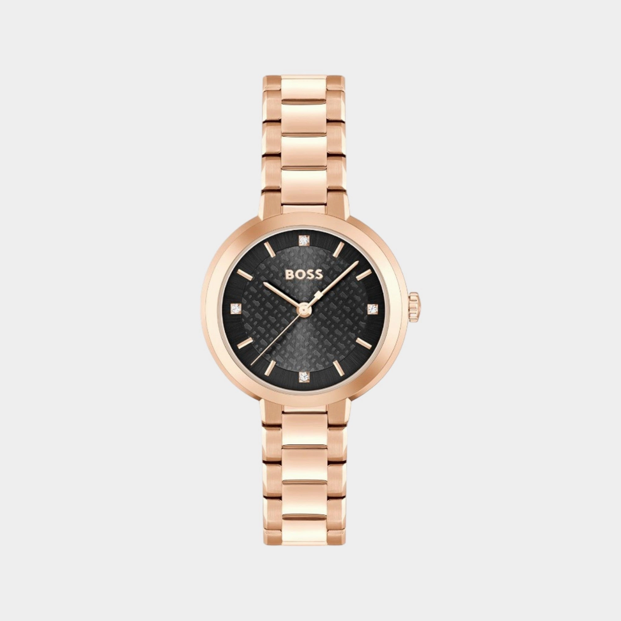 Women's Quartz Analog Black Dial Stainless Steel Watch 1502760
