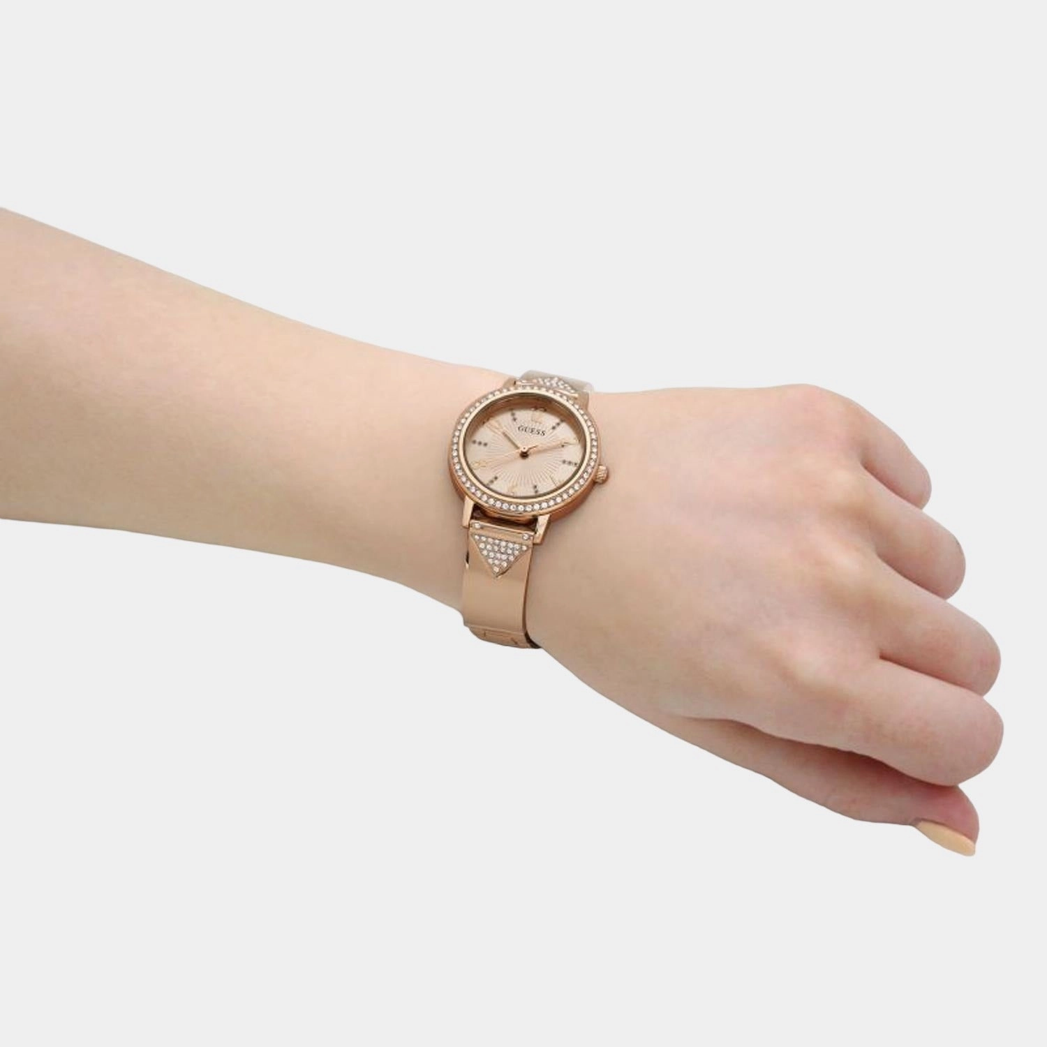 Women's Rose Gold Analog Stainless Steel Watch GW0474L3