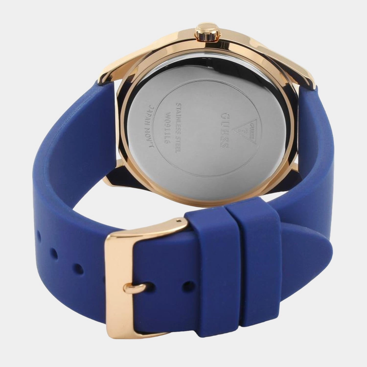 Women's White Analog Silicon Watch W0911L6