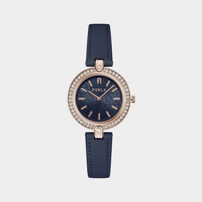 Women Silver Analog Leather Watch WW00002006L3