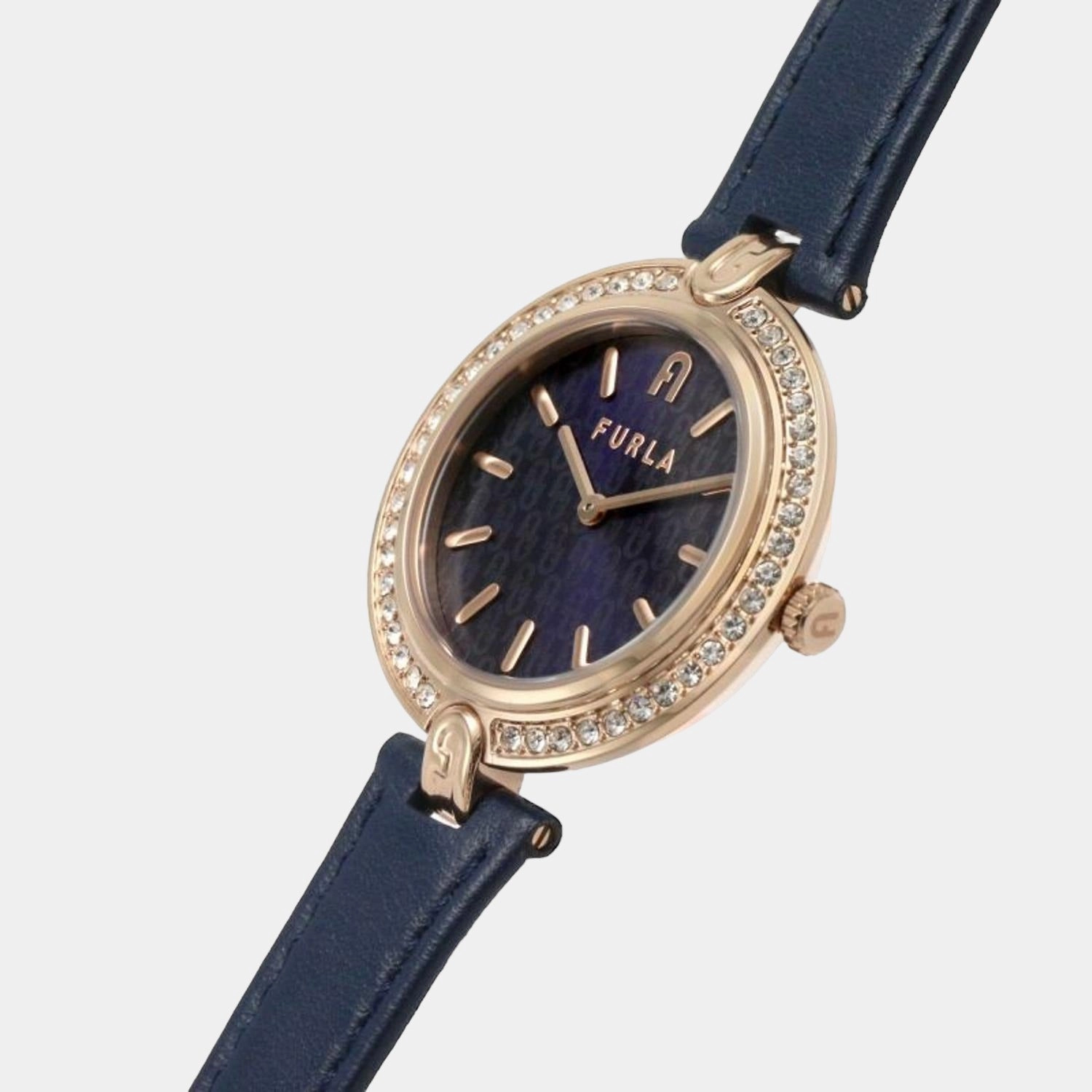 Women Silver Analog Leather Watch WW00002006L3