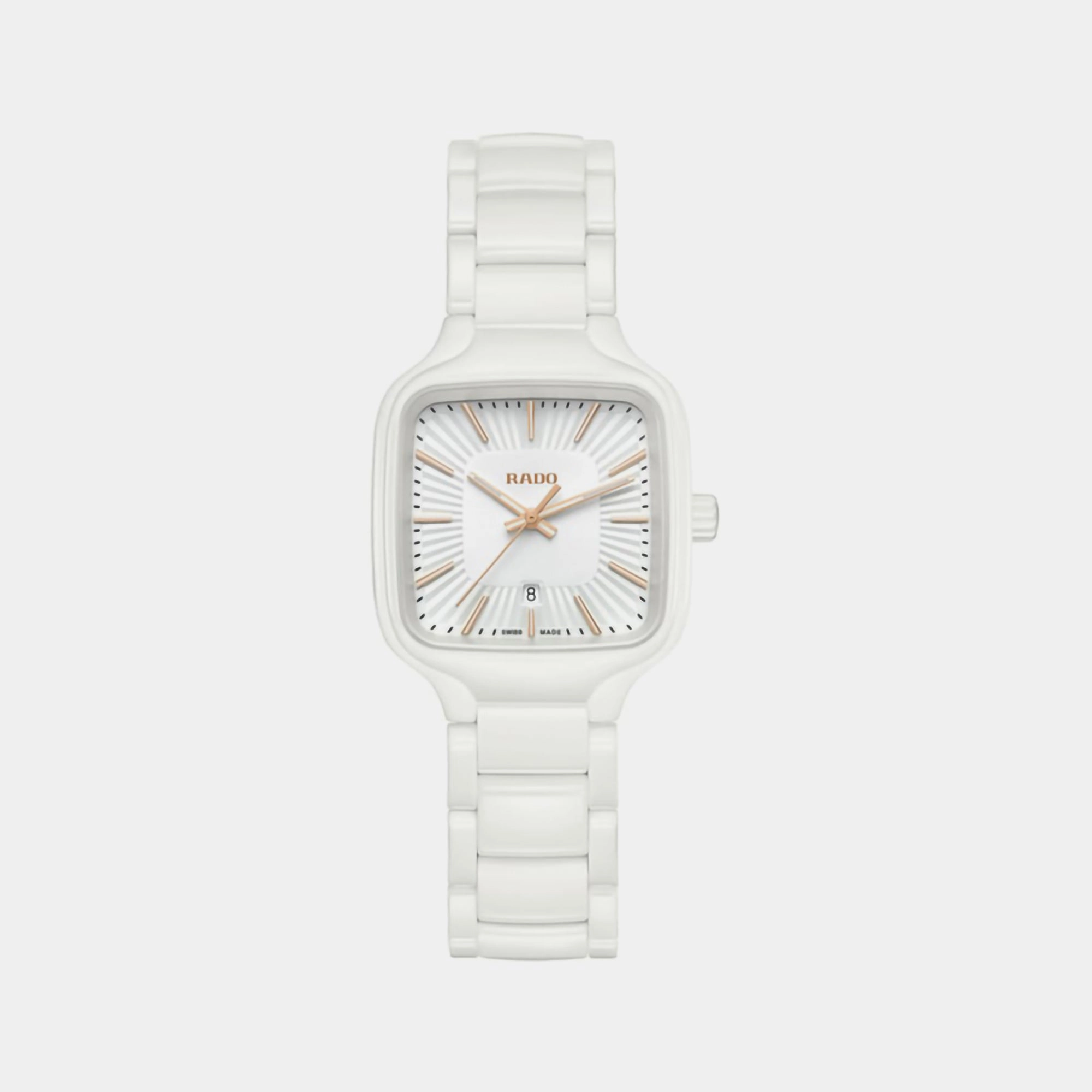 Women White Analog Ceramic Watch R27072012