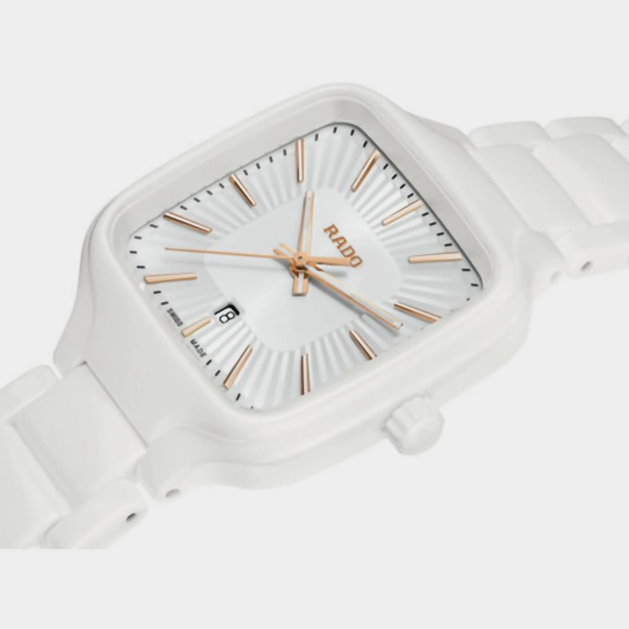 Women White Analog Ceramic Watch R27072012
