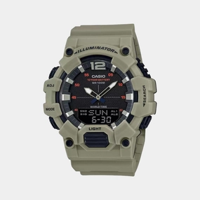 Youth Men's Green Digital Resin Watch D179 - HDC-700-3A3VDF