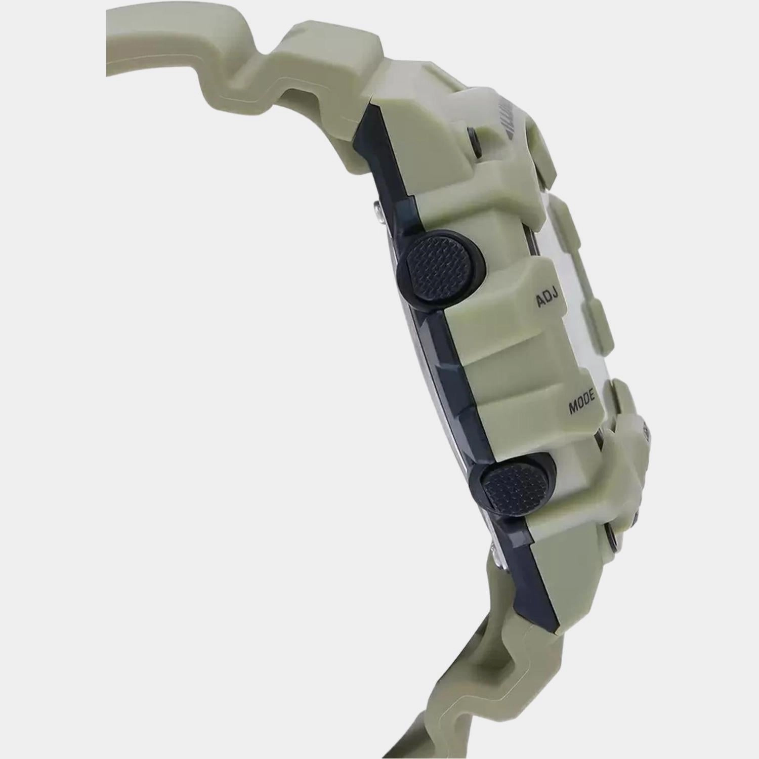 Youth Men's Green Digital Resin Watch D179 - HDC-700-3A3VDF