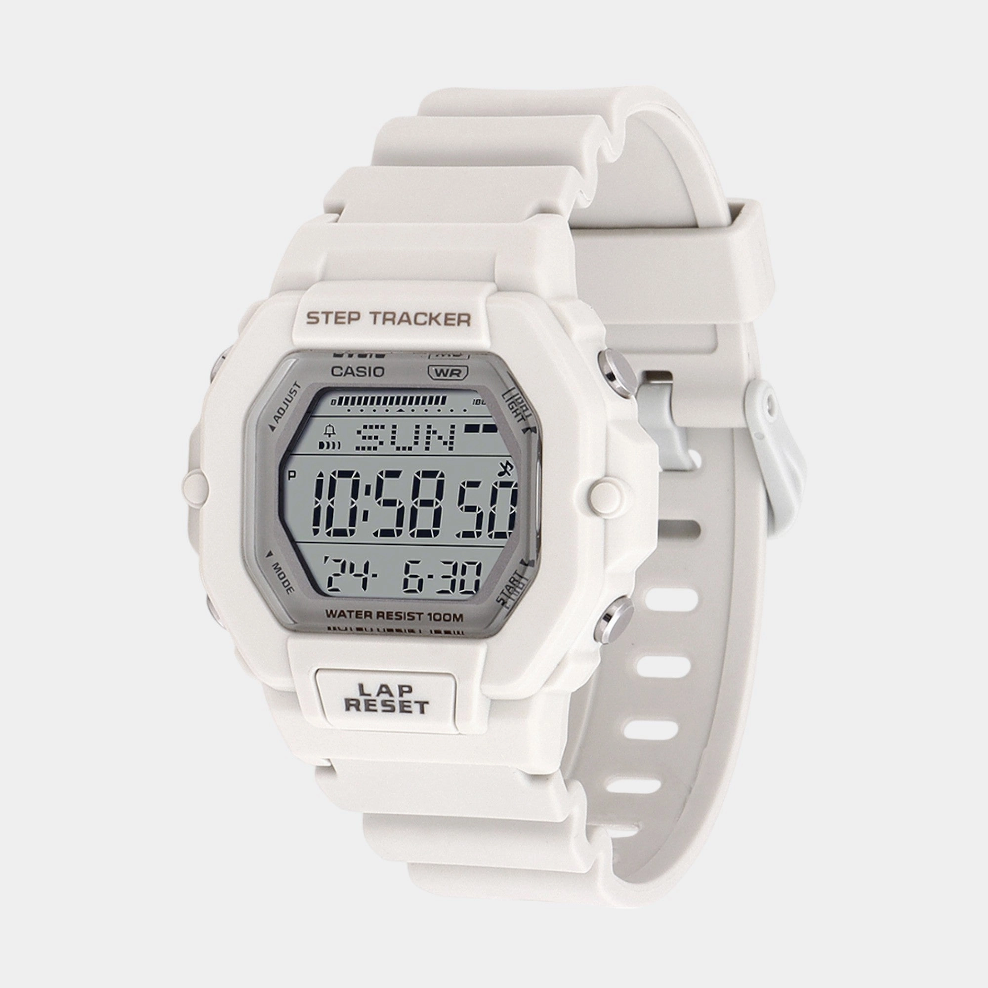 Youth Unisex Quartz White Dial Digital Resin Watch LWS-2200H-8AVDF D318