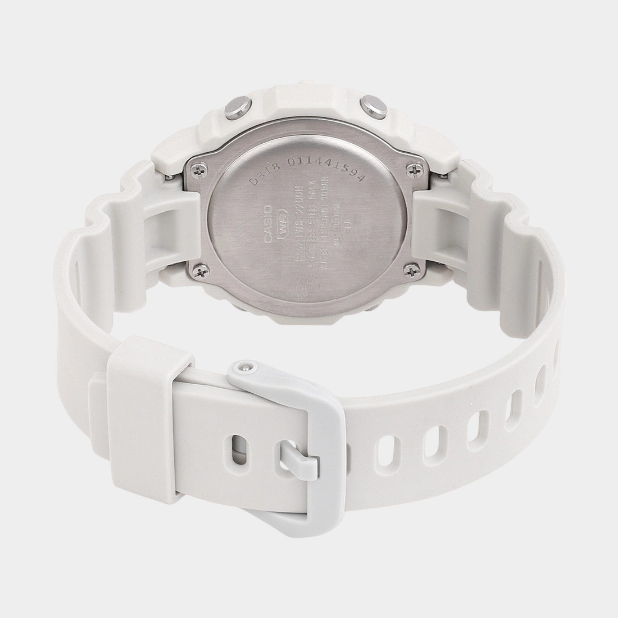 Youth Unisex Quartz White Dial Digital Resin Watch LWS-2200H-8AVDF D318